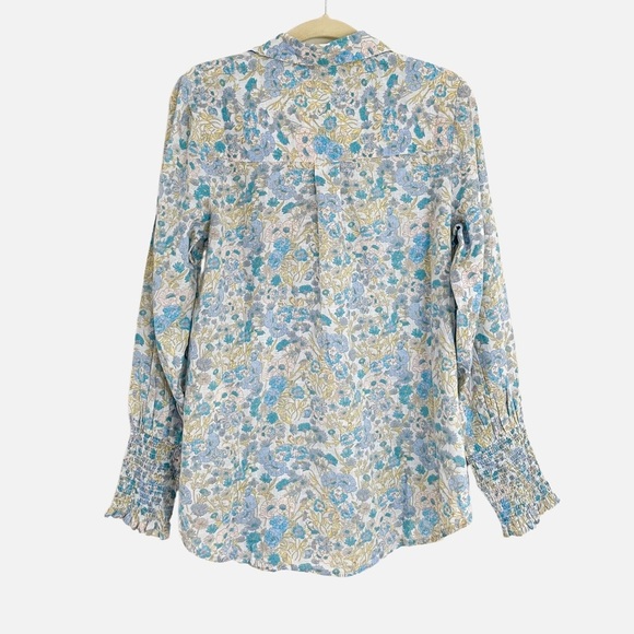 Free People Wild Gardenia Blouse Garden Combo Size Small NWT - Picture 6 of 6